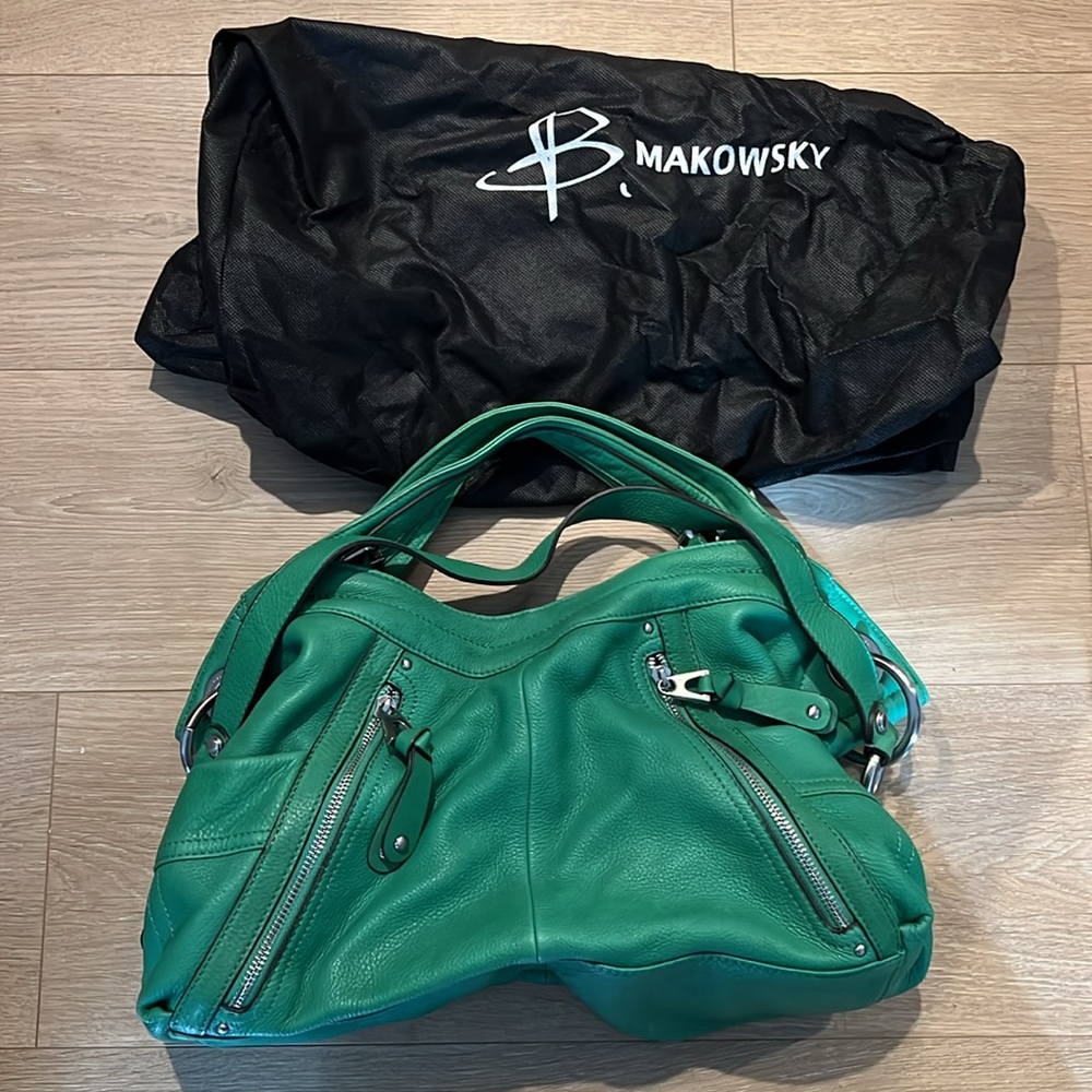 B. Makowsky Purse - Green